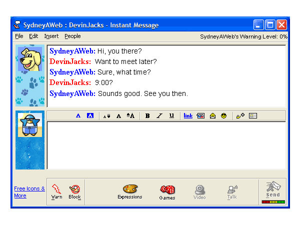 एओएल मैसेंजर (AOL Messenger) एओएल मैसेंजर (AOL Messenger)