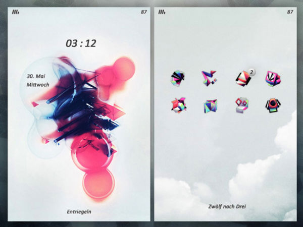 Android home screens