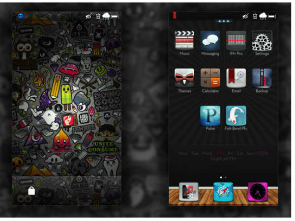 Android home screens Android home screens