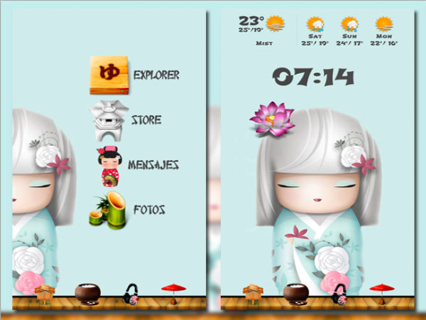 Android home screens Android home screens