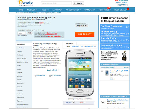 samsung galaxy young deal   