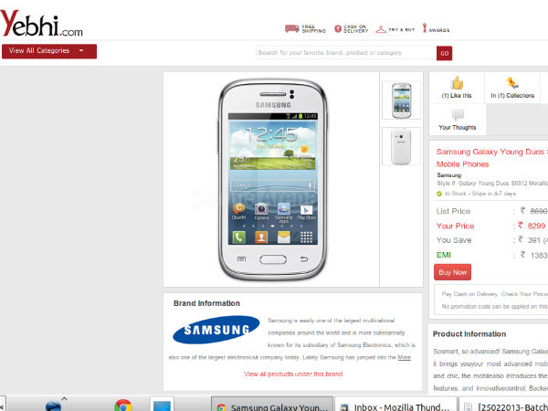 samsung galaxy young deal   