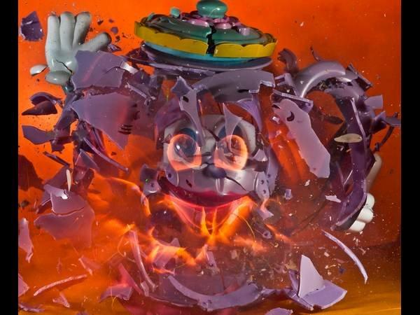 हाईस्‍पीड कैमरे से ली गई फोटोग्राफ 