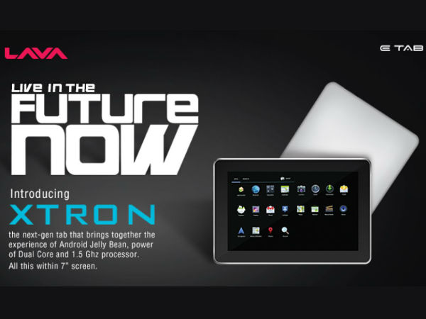 Lava E-Tab Xtron Lava E-Tab Xtron