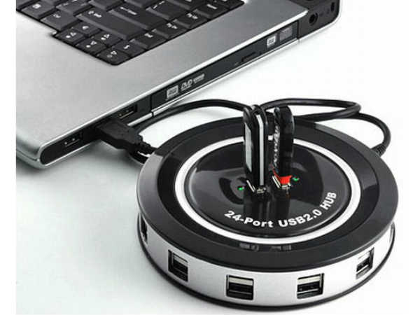 24 यूएसबी मॉनेस्‍टर हब  