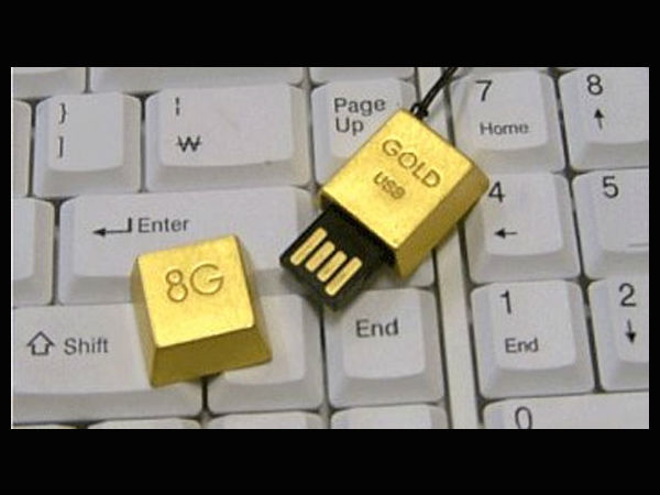  24K Gold USB Drive