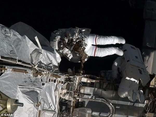 NASA astronauts fix ammonia leak