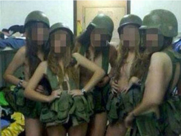 Female Israeli Soldiers Post underwear Photos on Facebook