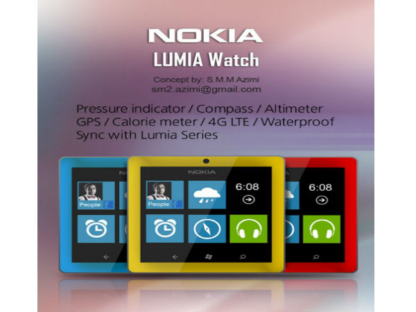 Nokia Lumia Watch concept  