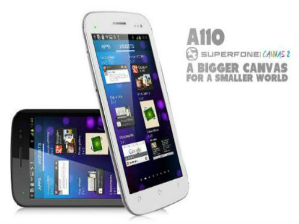 Micromax Canvas 2 A110
