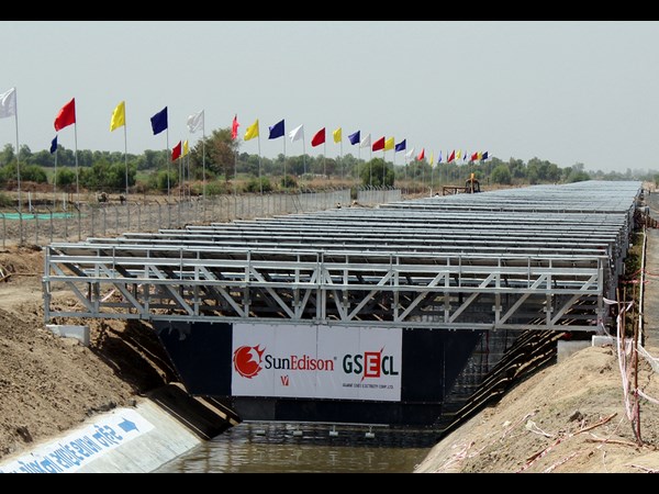  Canal-top 1 MW solar project