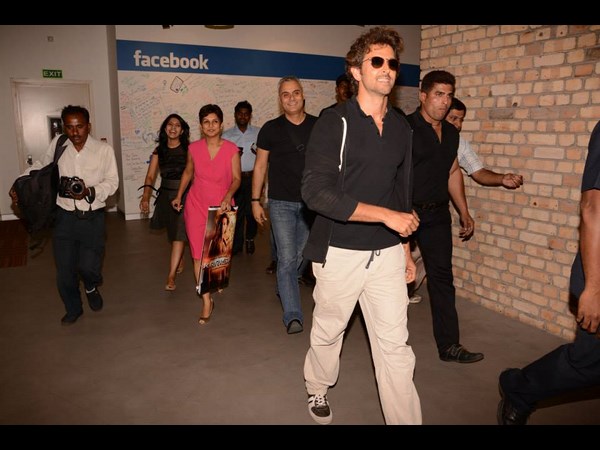 Hrithik Roshan during krrish 3 poster release