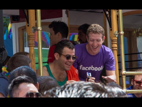 Mark Zuckerberg Gay Pride Parade Marched 