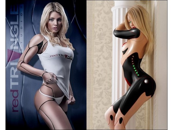 Amazing sexy robot girls