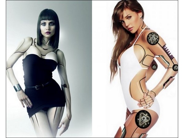 Amazing sexy robot girls
