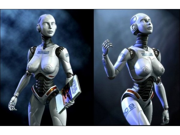 Amazing sexy robot girls