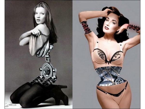 Amazing sexy robot girls