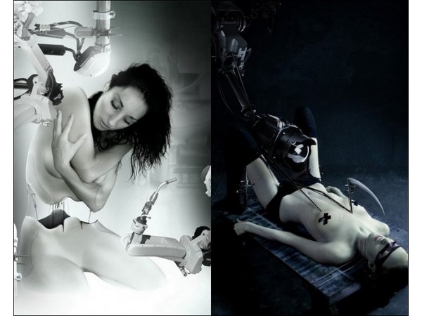 Amazing sexy robot girls