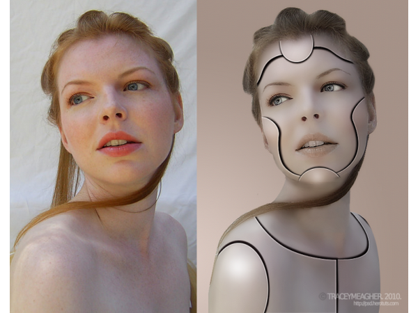 Amazing sexy robot girls