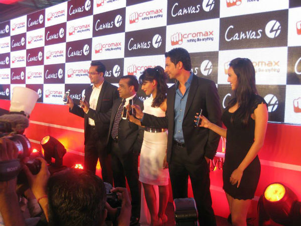 Micromax Canvas 4 launch event pics