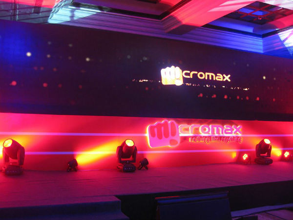 Micromax Canvas 4 launch event pics