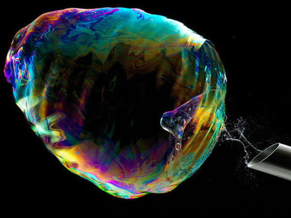 High speed Soap Bubble Bursts pics  