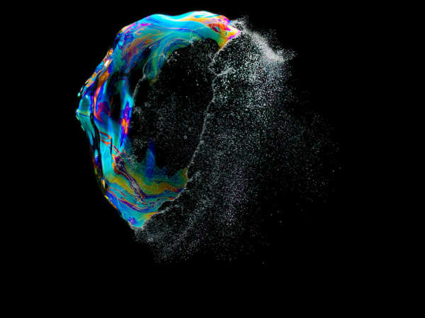 High speed Soap Bubble Bursts pics
