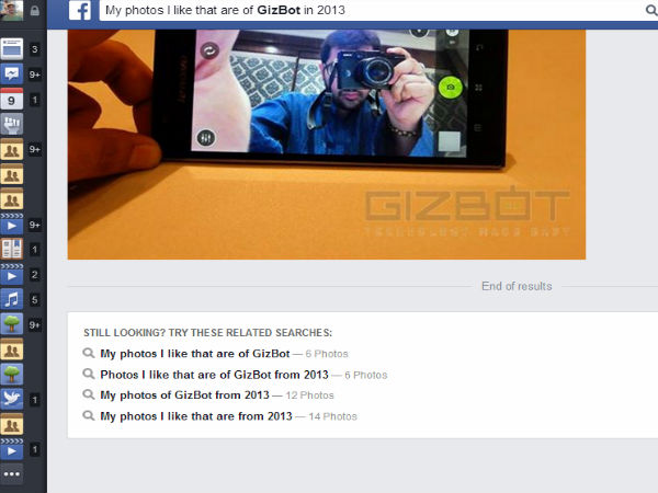 Facebook graph search