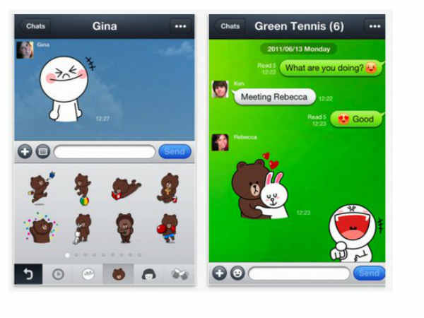Line messenger