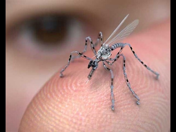 Tiny Robot Mosquito Drones 