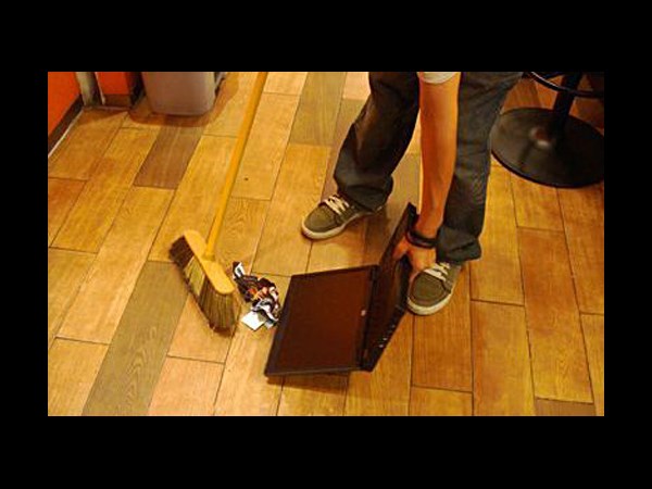 Some Weird Use of Laptops