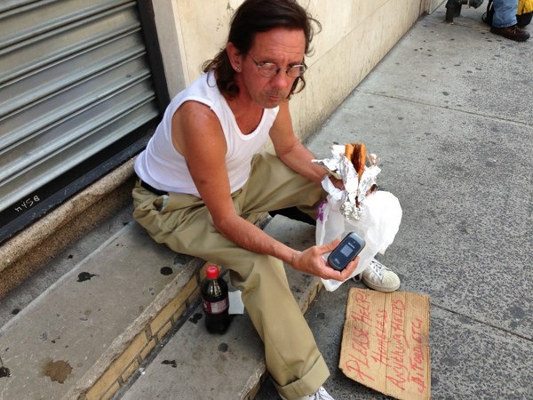 Homeless People Gadgets.  