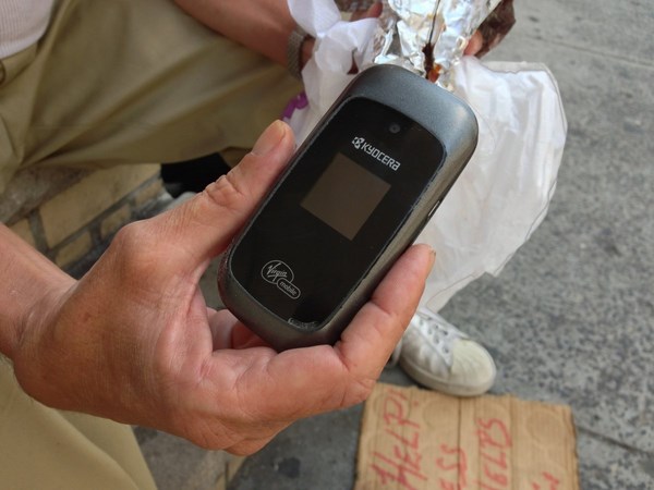 Homeless People Gadgets.  