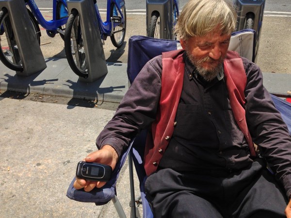 Homeless People Gadgets.  
