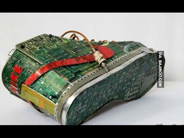 Amazing Shoes Made From Waste Pentium Chips  