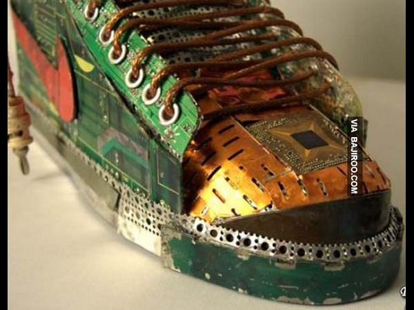 Amazing Shoes Made From Waste Pentium Chips