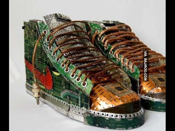 Amazing Shoes Made From Waste Pentium Chips