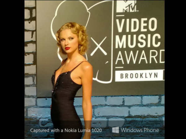Nokia Lumia 1020 At MTV Award Clicks. 