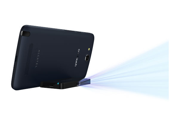 Alcatel One Touch launch projector phone