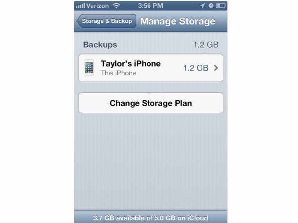 iCloud step 3 