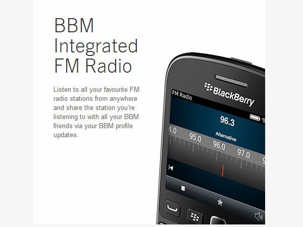 BlackBerry 9720 Features 