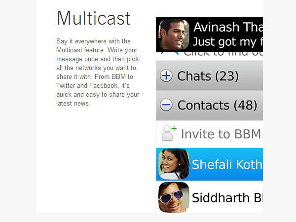 BlackBerry 9720 Features 