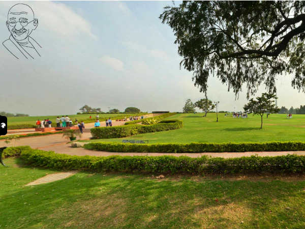 Panorama view of RajGhat  