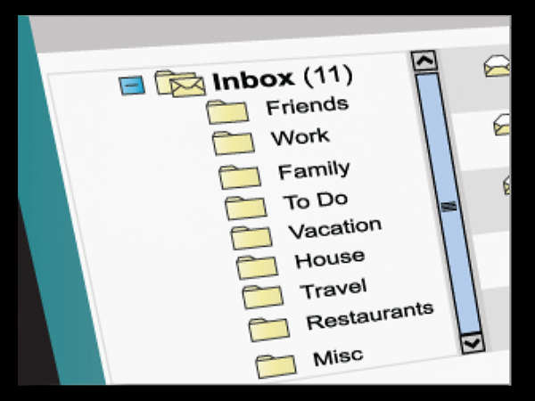 Look in your email folders