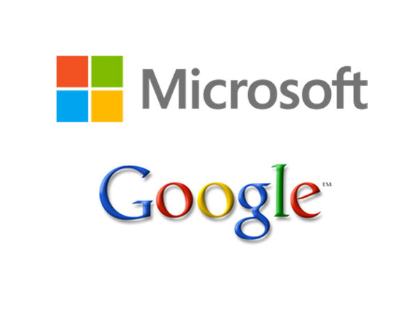 Google and Microsoft