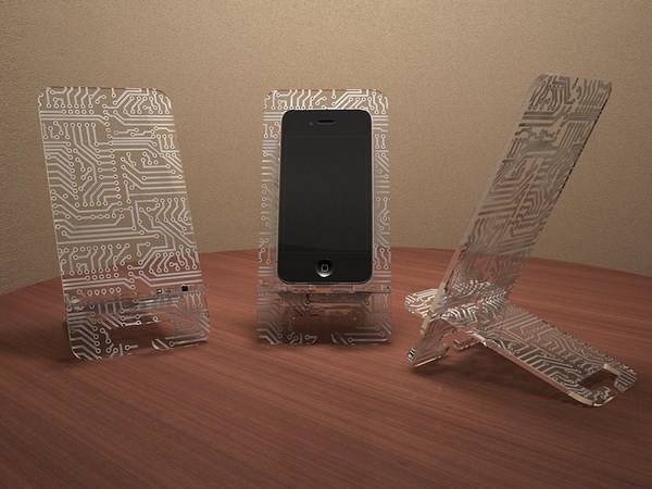 Acrylic iPhone Stand Docking Station