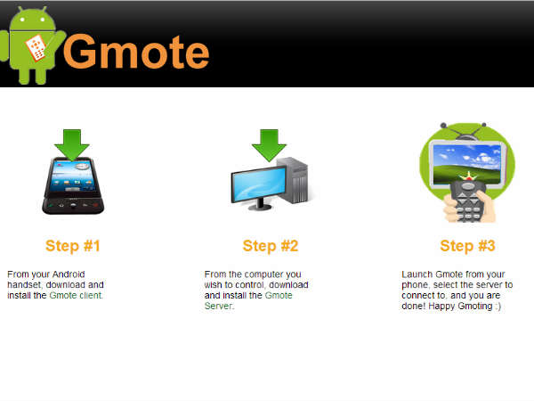 Gmote app 