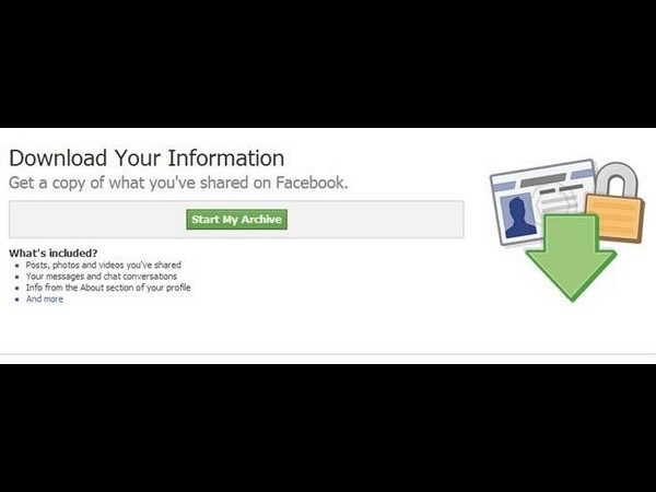 Download your Facebook data