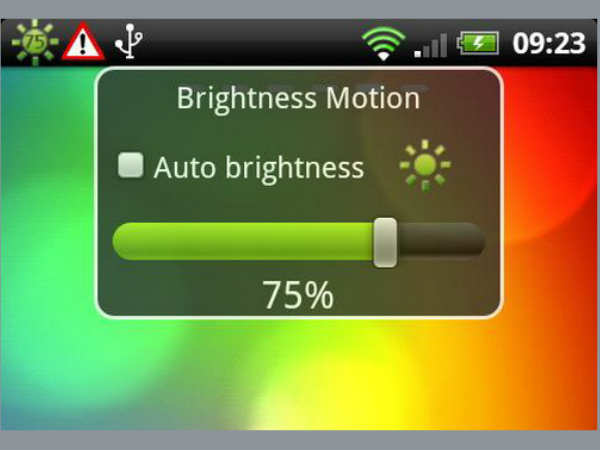 Automatic brightness 
