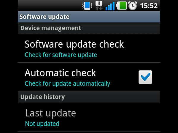 Keep your device software up to date